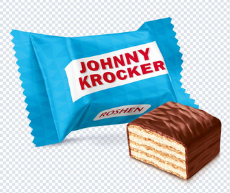 Вафлі Roshen Johnny Krocker coconut кг