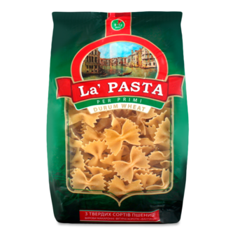 Макарони бантики ТМ La Pasta, 400г