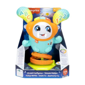 Іграшка Fisher-Price Ді-Джей Стрибунець з технологією Smart Stages багатомовний JLH74