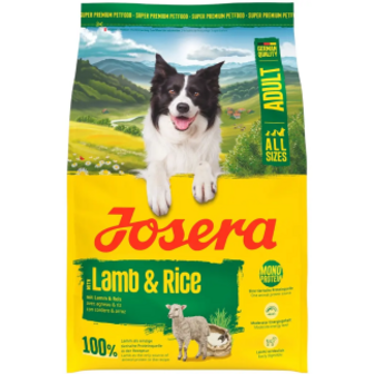 Корм Josera All Sizes Adult Lamb & Rice з ягням та рисом сухий для дорослих собак 3кг