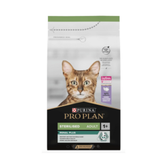 Корм ProPlan Sterilised Renal з індичкою сухий для стерилізованих котів 10кг