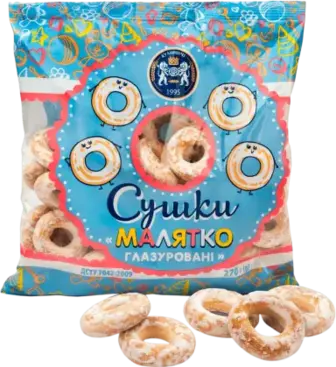Сушки Кулиничі Малятко глазуровані 270 г