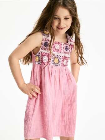 Сукня з мусліну на бретелях