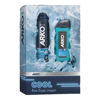 Набір подар. Arko Cool Men піна д/гоління 200 мл+гель д/душу 260 мл