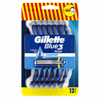 Станки чол.Gillette Blue 3 одноразові, 12 шт