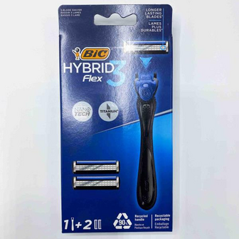 Бритва чол. Bic Flex 3 Hybrid 1 шт з 2 змін.касетами