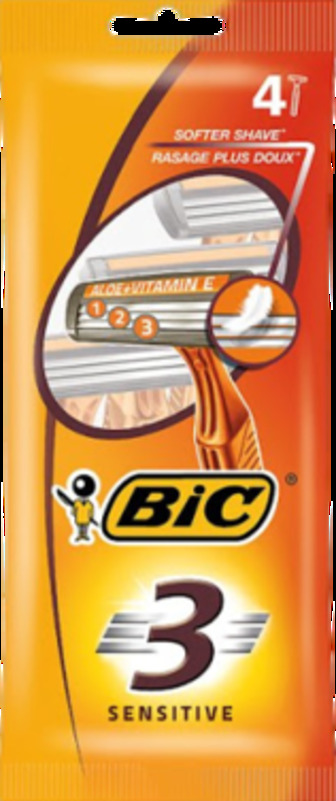 Бритва чол. BIC 3 леза, 4шт
