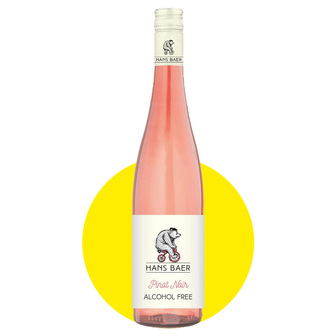 Вино безалкогольне "Hans Baer Pinot Noir Alcohol Free Rose" рожеве солодке 0,75л 0,1%