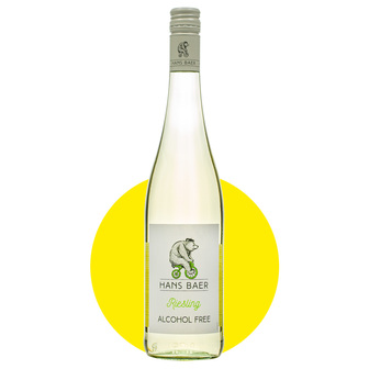 Вино безалкогольне "Hans Baer Riesling Alcohol Free White" біле солодке 0,75л 0,5%