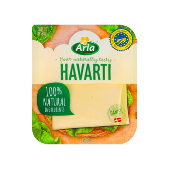 Сир "Arla Havarti" нарізка 150г 60%