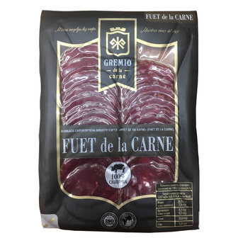 Ковбаса "Fuet de la Carne" сирокопчена в/с (нарізка) 75г ТМ Gremio