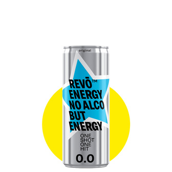 Напій б/а енергетичний "Revo" Energy Original 0,25л з/б