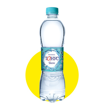 Вода "Тонус-Кисень" негазована 0,5л