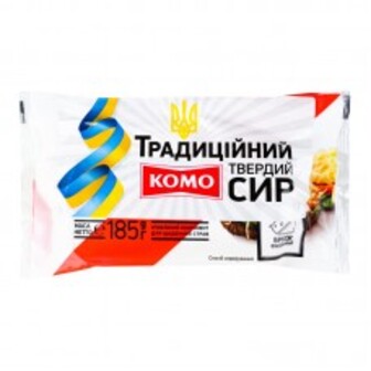 Сир Тв ТрадицІйний 50% Брусок 185Г Комо