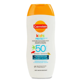 Молочко для обличчя та тіла Carroten дитяче SPF 50 (200мл)