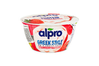 Продукт Alpro Cоєвий з Полуниц.та Малин.Грецький стиль ст. 150г