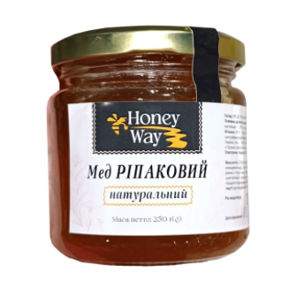 Мед Honey Way Ріпаковий скл/б 250г