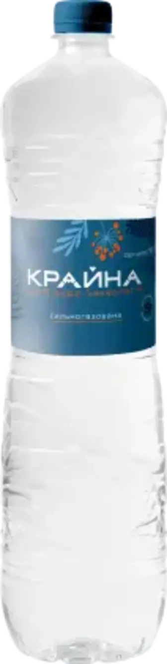Мінеральна вода Крайна природна сильногазована 1.5 л
