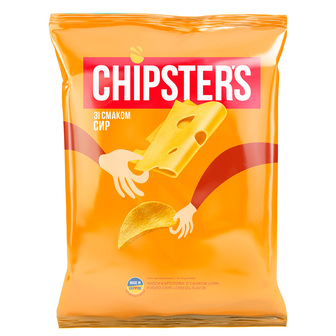 Чипси "Chipster`s" зі смаком сиру 130г