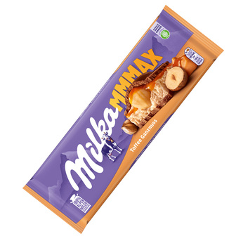 Шоколад "Milka" молочний з цільним горіхом та карамеллю 300г