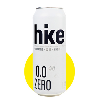 Пиво спеціальне "Hike Zero" світле безалкогольне 0,5л 0,5% ж/б