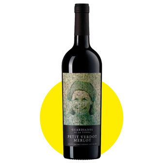 Вино "Guardianes de la Tierra Petit Verdot-Merlot" червоне сухе 0,75л 13%