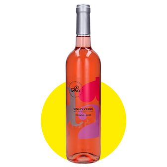 Вино "Adega Cooperativa de Famalicao Vinho Verde Rosado" рожеве напівсухе 0,75л 10%