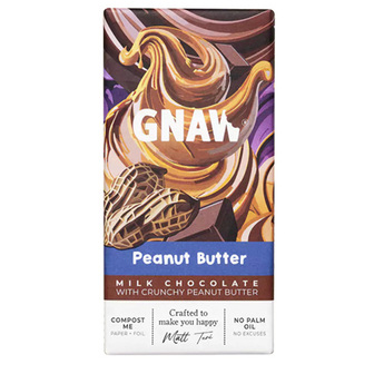 Молочний шоколад з арахісовим маслом Gnaw 80 г