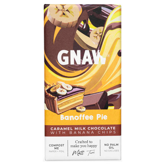 Молочний шоколад Банановий пиріг Gnaw 80 г