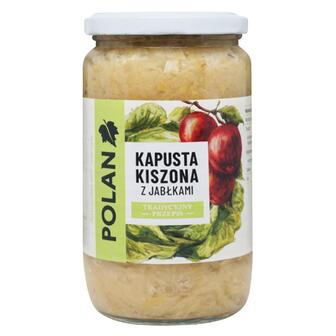 Капуста квашена з яблуком Polan 680 г