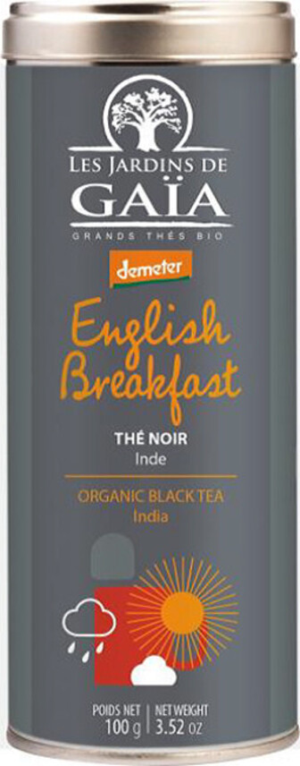 Чай Органічний чорний English Breakfast Les Jardins de Gaïa 100 г