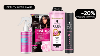 Beauty week: Hair! -20% на другу одиницю популярних засобів для волосся