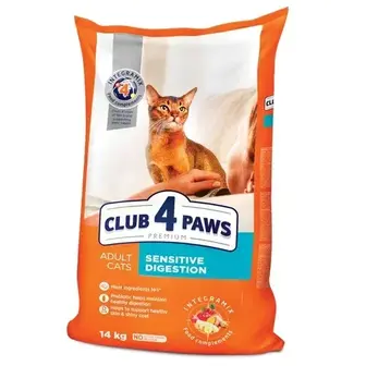 Сухий корм для котів Club 4 Paws Premium Sensitive Digestion 14 кг - курка