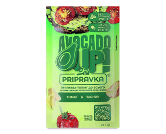 Приправа-топінг Pripravka томат & часник (20г)
