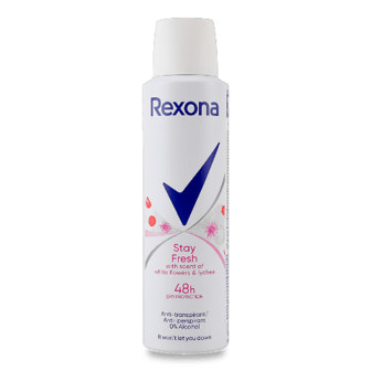 Дезодорант-спрей Rexona «Білі квіти і лічі» 150мл