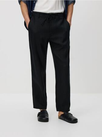 Лляні штани chino straight
