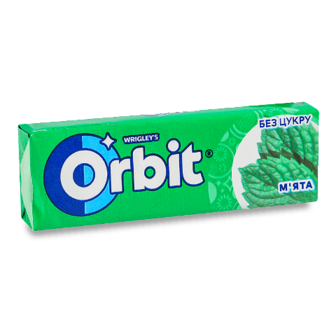 Жувальна гумка Orbit «Зелена м'ята» 14г