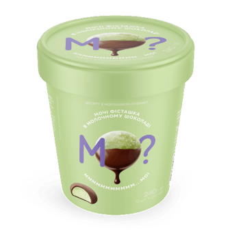 Морозиво Мо? Мочі фісташка в молочному шоколаді 240г