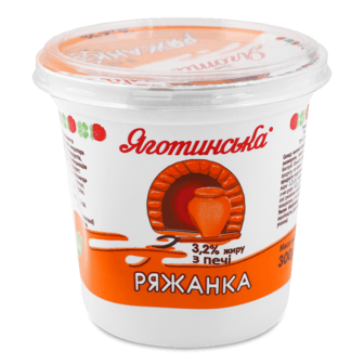 Ряжанка Яготинська  3,2% стакан 300г