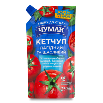 Кетчуп «Чумак» «Лагідний» 250г