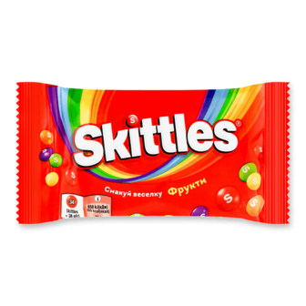 Драже Skittles оригінальний фруктовий 38г