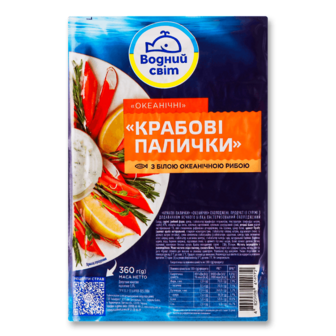 Палички крабові Водний світ охолоджені 360г