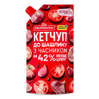 Кетчуп Pripravka До шашлику з часником 250г