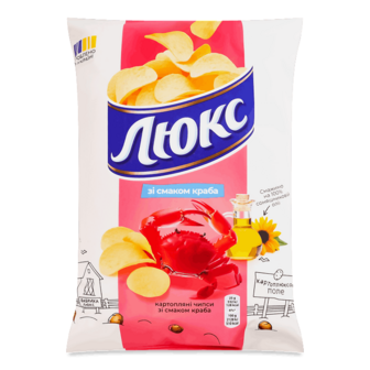 Чипси Люкс зі смаком краба 125г
