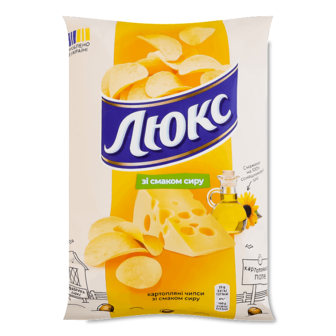 Чипси Люкс зі смаком сиру 125г
