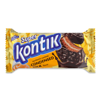 Печиво Konti Super Kontik зі смаком згущеного молока 90г