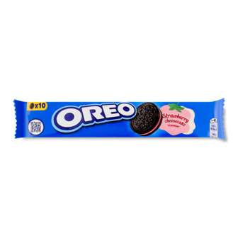 Печиво Oreo з какао зі смаком полуниці та чизкейку 95г