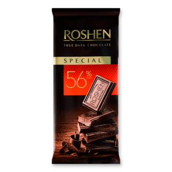 Шоколад чорний Roshen Special 56% 85г