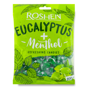 Карамель Roshen Евкаліпт-ментол 200г
