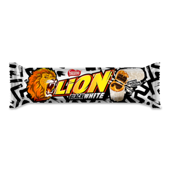 Батончик Lion Black&White зі смаком брауні 42г